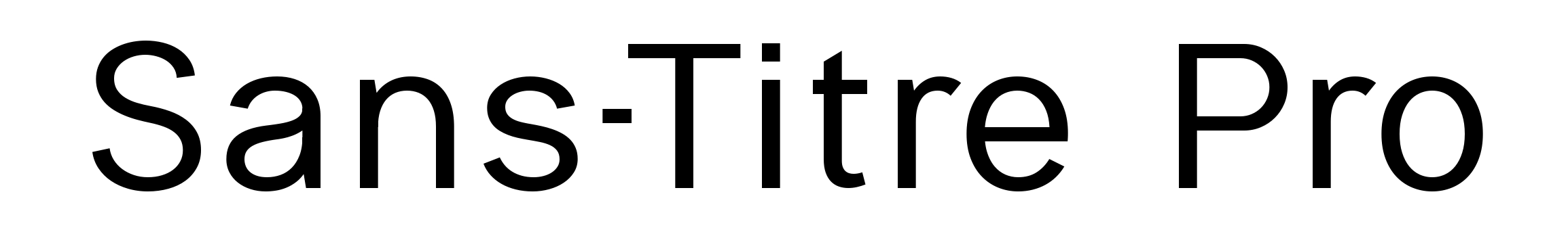 Sans-Titre Pro